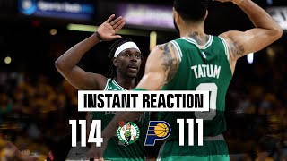 INSTANT REACTION: Celtics mount massive comeback in thrilling ending of Game 3 vs. Pacers