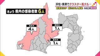 【新型コロナ】11月9日は6人の感染確認　浜松・焼津のクラスター拡大（静岡県）