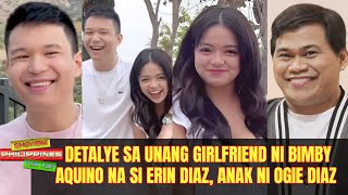 Detalye Sa Unang Girlfriend Ni Bimby Aquino Na Si Erin Diaz, Anak Ni Ogie Diaz