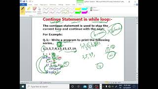 PYTHON TUTORIAL -26// THE CONTINUE STATEMENT IN WHILE LOOP (@EnhanceCodeLearning