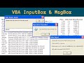 InputBox & MsgBox in Excel VBA (Tutorial Video)