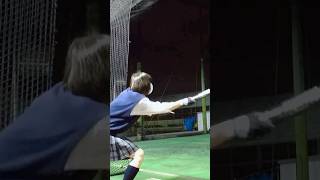 【女子野球】たまにボールが来ないバッティングセンター【バント】Baseball #shorts #野球 #バッティングセンター #japanese #jk