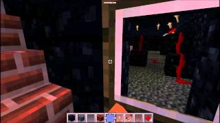 7447 decoder (7-segment display driver) in Minecraft.