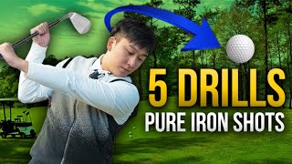 5 Drills to Hit the PERFECT PURE IRONS (Golf Tutorial)