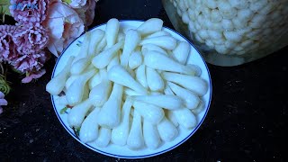 Làm CỦ KIỆU NGÂM ĐƯỜNG Theo Cách Này Giòn Ngon Để Dành Ăn Cả Năm