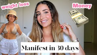 Manifest anything in 30 days/ The law of attraction/ 5 easy steps I use