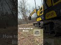 Flipping Things With An Excavator