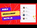How to do Drag & Drop using HTML, JS, Sortable Js library - Step by step