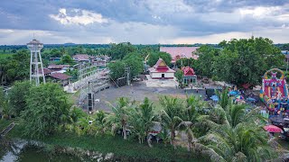 พาชมบรรยากาศมุมสูง จากหน่วย D.955 ณ วัดบ้านสนวนใน ต.สนวน อ.ห้วยราช จ.บุรีรัมย์ (6 ก.ค 63)