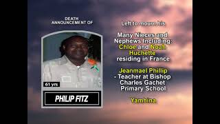 Philip Fitz ~ Long Obituary