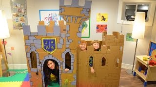 Build a Cardboard Castle Fort