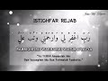 ISTIGHFAR REJAB | DOA & ZIKIR BULAN REJAB