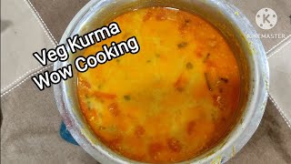 Veg Kurma|Vegetable Kurma|Vegetable Kurma for Chapati|Side Dish Recipe|Wow Cooking|