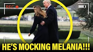Trump Tries to HUMILIATE Melania as She REFUSES to be Near Him