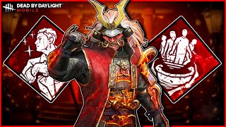 The Oni Bloody Lionheart Skin! Skin GG Lawan SWF Full Senter Ungu! | Dead By Daylight Mobile NetEase