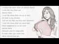 Jessica (SNSD) - Almost / with lyrics on screen