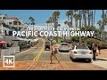 CALIFORNIA PACIFIC COAST HIGHWAY - Driving Laguna Beach, Dana Point & San Clemente Beach, 4K