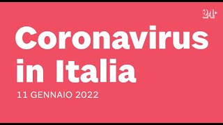 Coronavirus: bollettino dell'11 gennaio 2022