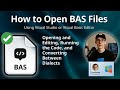How to Open BAS Files (Visual Studio or Visual Basic Editor)