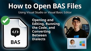 How to Open BAS Files (Visual Studio or Visual Basic Editor)