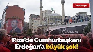 Rize'de AKP'li Cumhurbaşkanı Erdoğan'a büyük şok: Erdoğan'ı İmamoğlu'na şikayet etti