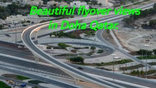 Beautiful flyover views of Doha Qatar. ഖത്തറിലെ മനോഹരമായ ഫ്ലൈഓവർ കാഴ്ചകൾ.