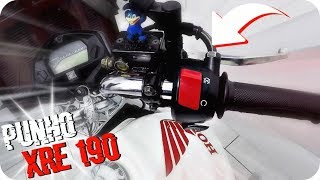 PUNHO DA XRE 190 COMO INSTALAR NA MONTADINHA 150 ! TUTORIAL