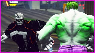 Hulk Rider VS Hulk Joker Epic Battle | GTA V | Redux Mango