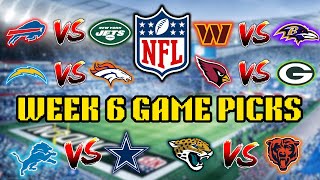 NFL Week 6 Predictions