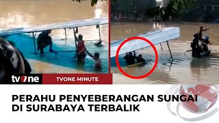 Perahu Penyeberangan Sungai Terbalik, Satu Orang Hilang | tvOne Minute