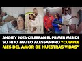 ANGIE Y JOTA CELEBRAN EL PRIMER MES DE SU HIJO MATEOALESANDRO “CUMPLE MES DEL AMOR DE NUESTRASVIDAS”