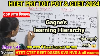 Robert Gagne's learning hierarchy | सीखने का पदानुक्रम सिद्धान्त | learning theories | CDP classes |