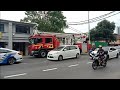 Jentera Unit Skylift Bomba Dan Penyelamat | Ladder Truck Responding Siren&Light