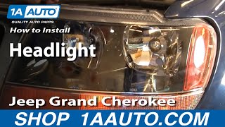 How to Replace Headlight 02-04 Jeep Grand Cherokee