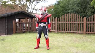 仮面ライダードライブ　キャラクターショー後のバイバイ　動画　Kamen Rider Drive