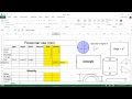 Excel Tips  Calculation of geometric figures Volumes, Areas