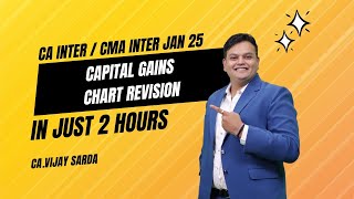 DT Revision| Capital Gains Chart Revision | CA \u0026 CMA Inter Jan 25