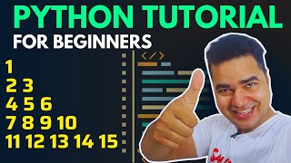 Python Tutorial for Beginners | Printing Digits Pattern in Python #5