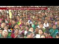 మా ఊరిలో మా రాజ్యం ... adivasi protest telangana formation day 10tv