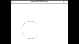 Python Turtle - Draw letter C