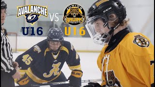 North Jersey Avs U16 VS Jr. Bruins U16 Game Highlights | MSFILMS