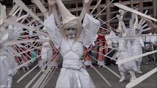 祇園祭　お迎え提灯行列　鷺踊り