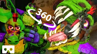 360° What If You Play Montgomery Gator Cutscenes in VR! FNAF Security Breach Jumpscares Boss Fight