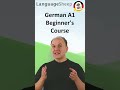 A1 German beginner's course