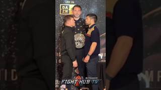 CANELO STARES DOWN JOHN RYDER AT INTENSE FACE OFF AT PRESS CONFERENCE!