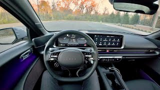 2023 Hyundai Ioniq 6 Limited AWD - POV Review (Sunrise Drive)