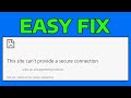 How To Fix ERR_SSL_VERSION_OR_CIPHER_MISMATCH Error