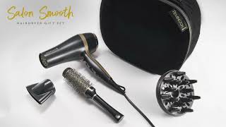 Remington Salon Smooth Hairdryer Gift Pack D6940AU 360° Video