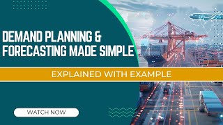 Demand Planning \u0026 Forecasting Explained in 5 Mins | #supplychain #demandforecasting #career