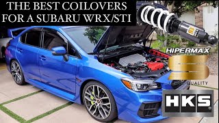 The BEST COILOVERS for a Subaru WRX/STI! HKS HIPERMAX S Review